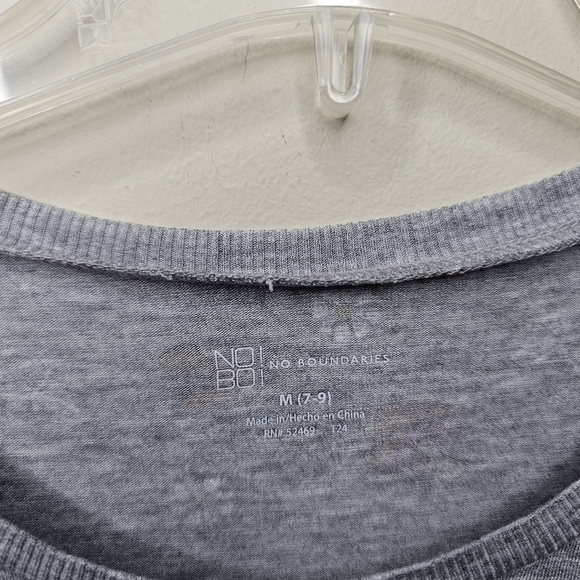 No Boundaries Tied Waist Mushroom Graphic Tee Size  Medium (7-9) - Picture 3 of 8